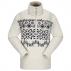 Norefjell Wool Blend Half-zip White Sand